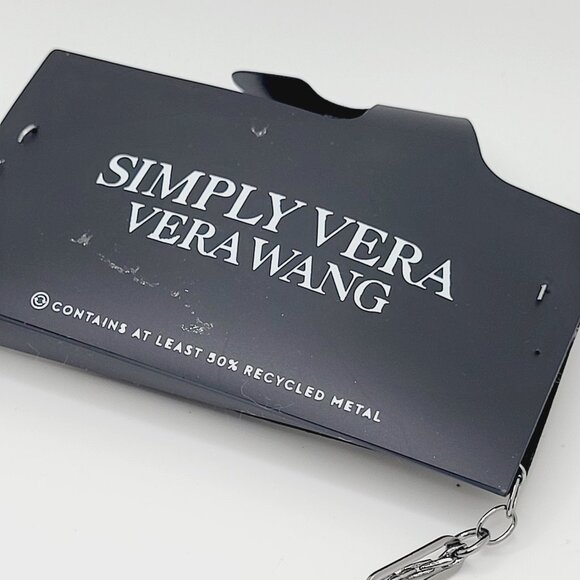 Simply Vera Vera Wang Green Botanical Rhinestone Necklace - Picture 3 of 11